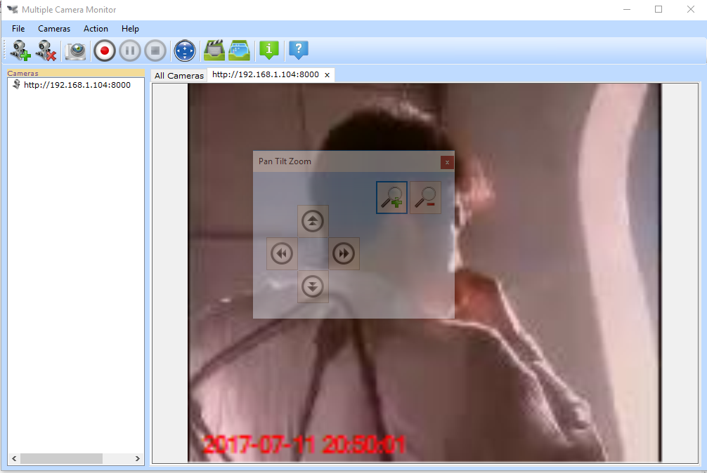 Activity Monitoring Software, IP Camera Multiple Viewer Screenshot
