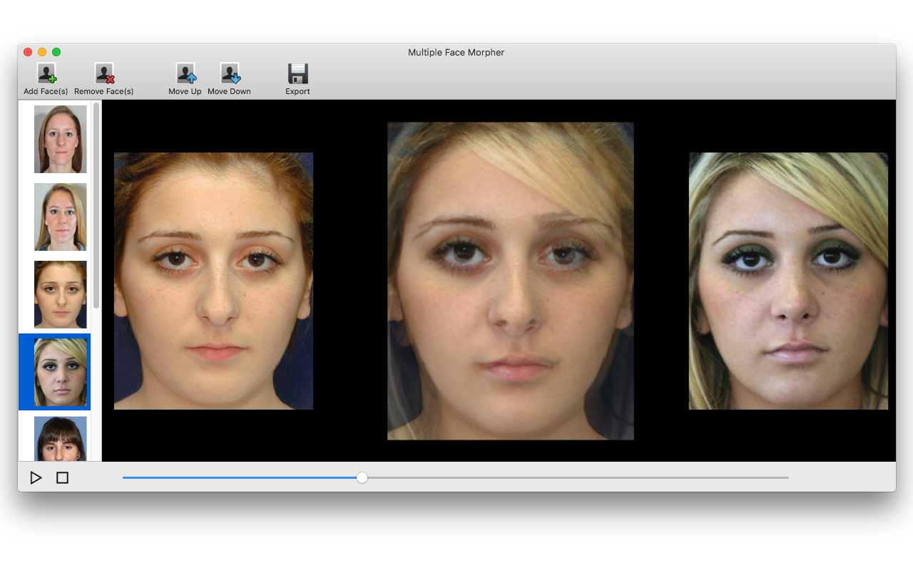 Multiple Face Morpher Screenshot