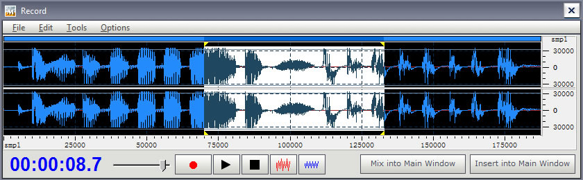Music Editing Master, Recording Studio Software Screenshot