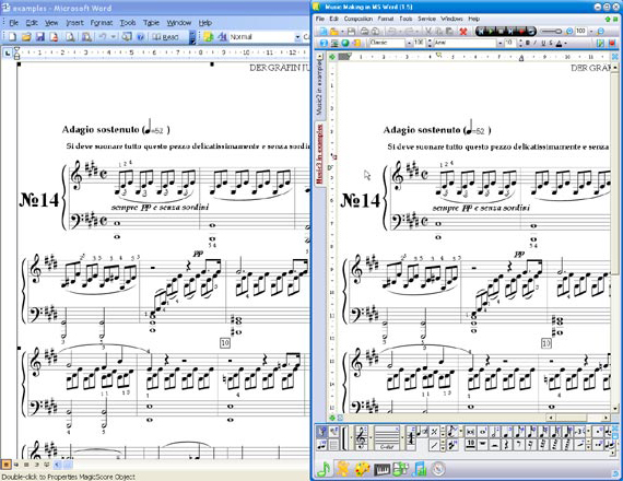 Music Making in MS Word, Recording Studio Software Screenshot