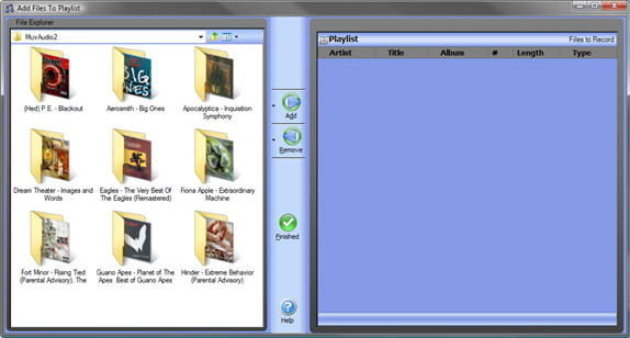Audio Conversion Software Screenshot
