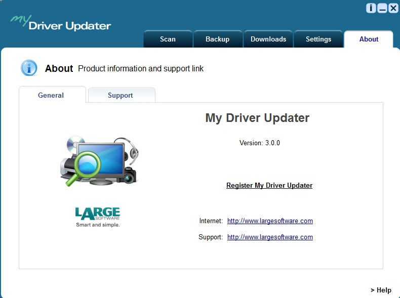 My Driver Updater, Software Utilities Screenshot