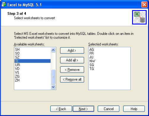 MySQL Migration Toolkit, Development Software, Database Conversion Software Screenshot