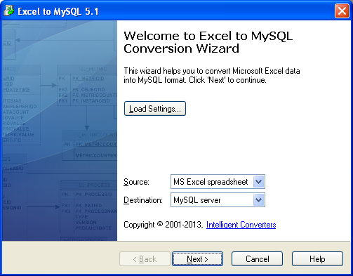 Development Software, Database Conversion Software Screenshot