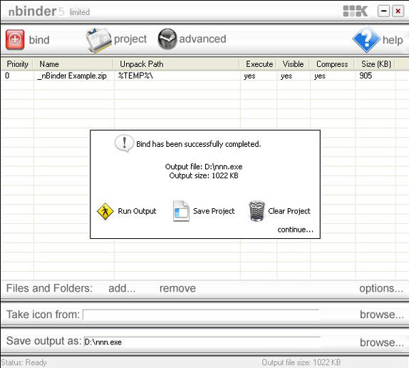 nBinder, Software Utilities Screenshot
