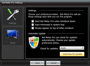 Net Meter Pro, Internet Software Screenshot