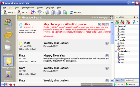 Network Assistant, Internet Software Screenshot
