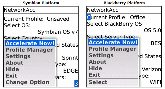 NetworkAcc Screenshot