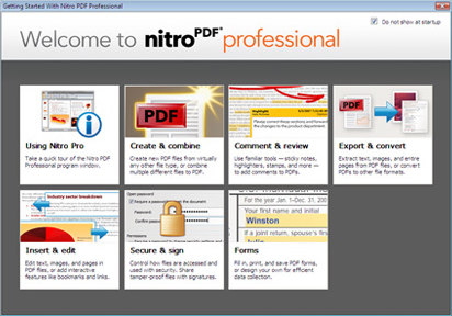 PDF Utilities Software, Nitro PDF Professional OCR Screenshot