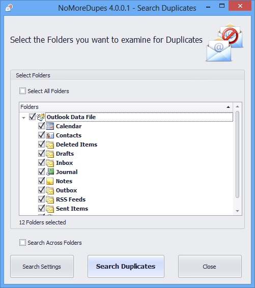 NoMoreDupes for Outlook Screenshot