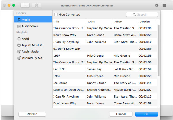 Audio Software, NoteBurner iTunes DRM Audio Converter Screenshot