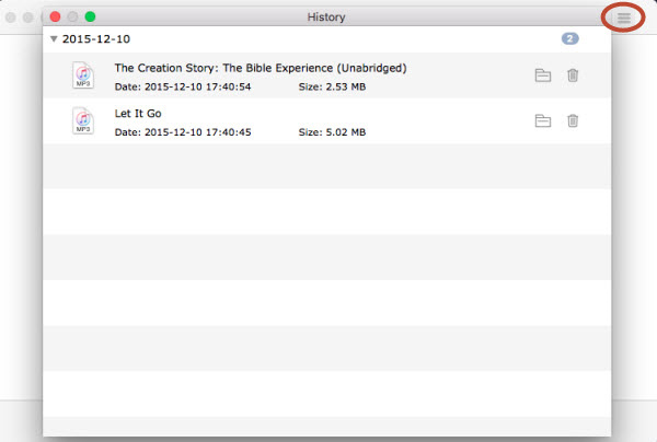 Audio Conversion Software, NoteBurner iTunes DRM Audio Converter for Mac Screenshot