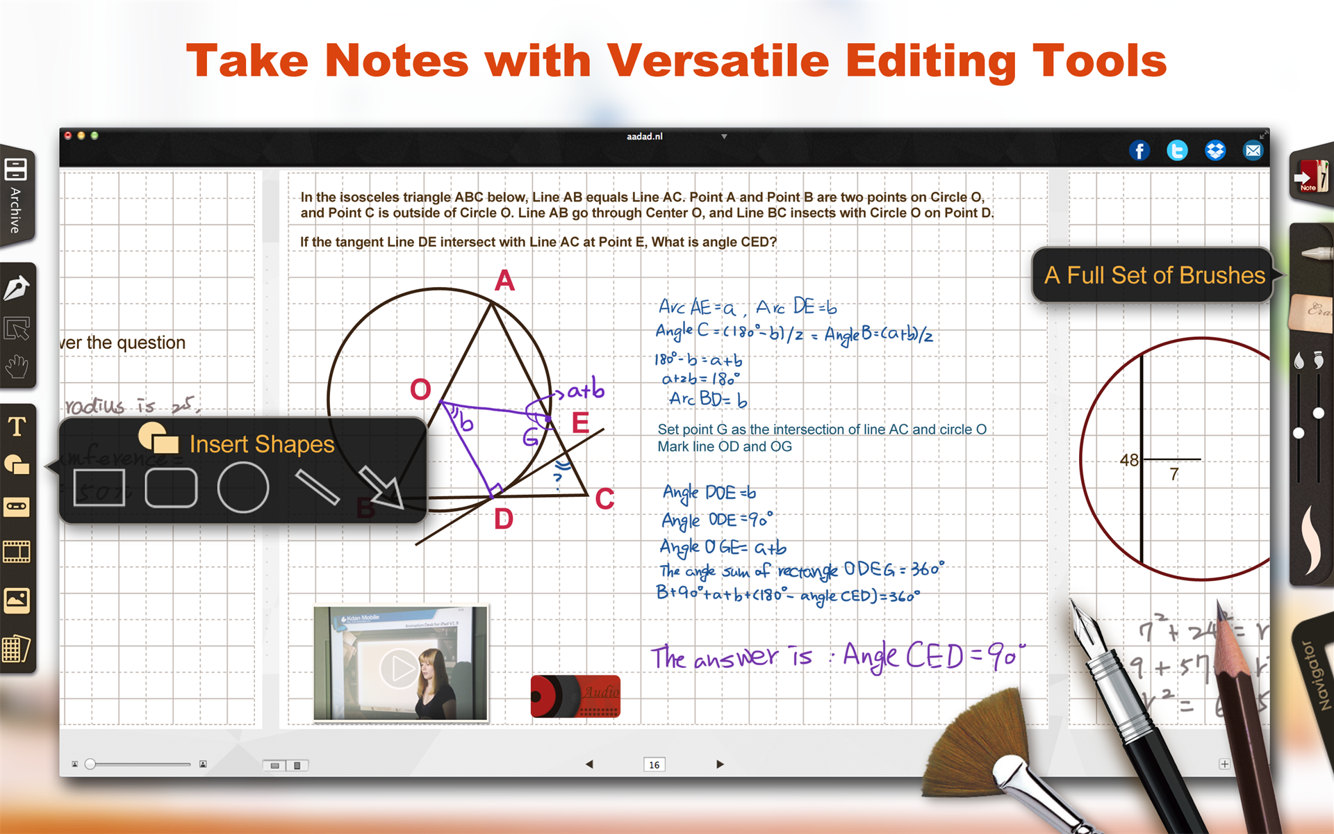 noteledge features