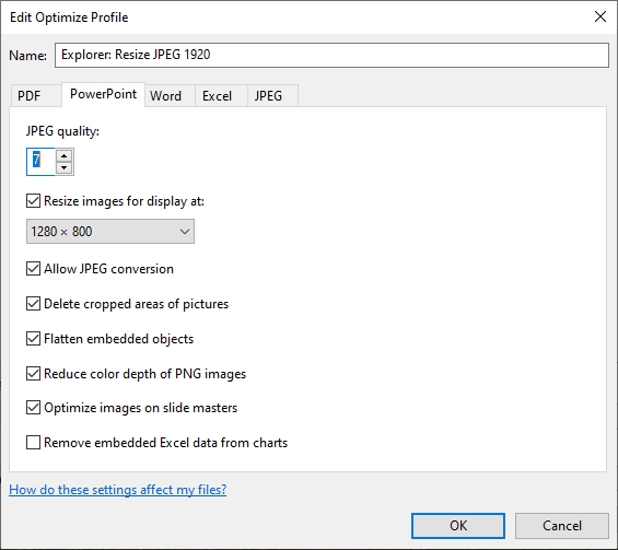 Compression and Extraction Software, NXPowerLite Desktop Screenshot