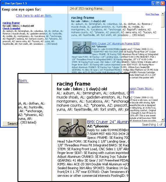 RSS Software Screenshot