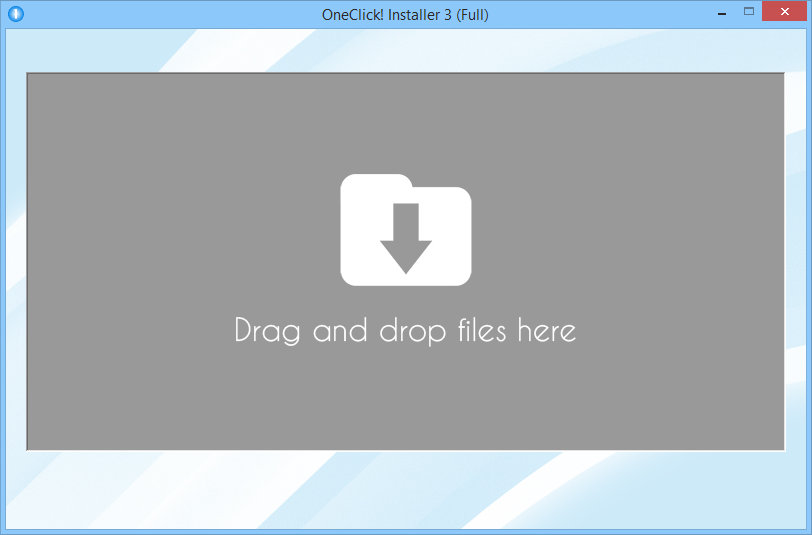 OneClick! Installer 3 (Full), Software Utilities Screenshot