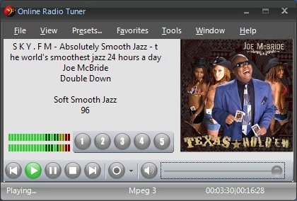 Online Radio Tuner Screenshot
