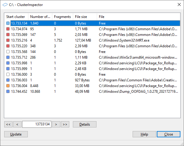 PC Optimization Software, O&O Defrag Professional Edition Screenshot