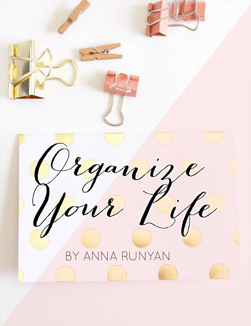 Organize Your Life: Top 10 Processes You Need to Organize Your Life Screenshot