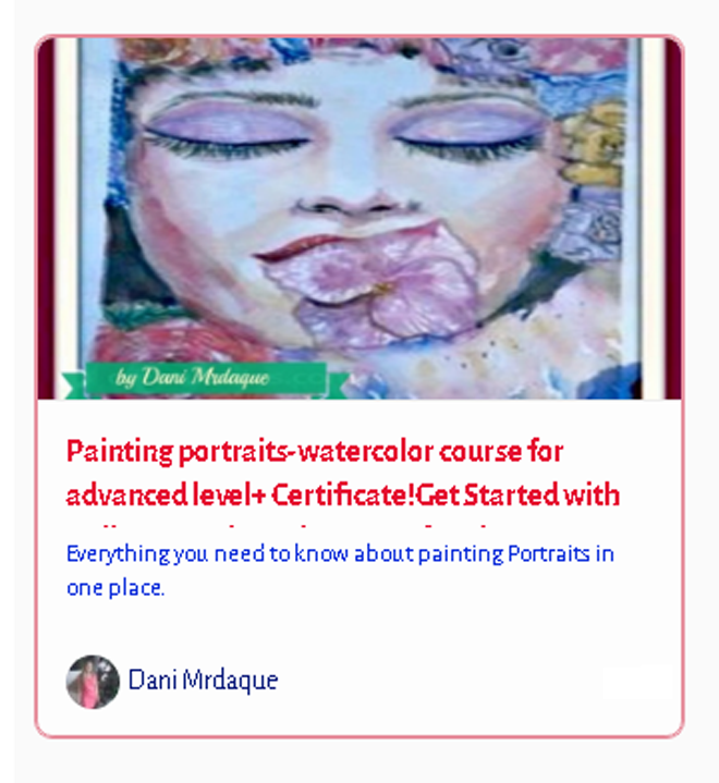 Painting Watercolor Painting Course Learning