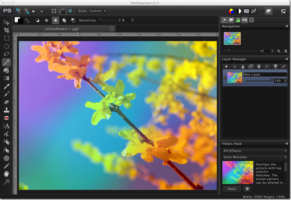 PaintSupreme v1.5, Design, Photo & Graphics Software Screenshot