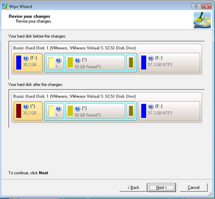 Security Software, Paragon Disk Wiper Professional Screenshot