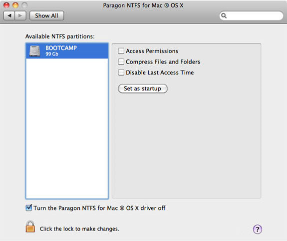 Paragon Mac Bundle: NTFS for Mac 14 and HFS+ for Windows 10, Other Utilities Software Screenshot