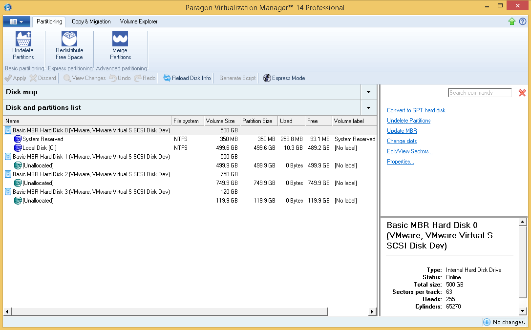 Paragon Virtualization Manager 14 Professional Screenshot 13