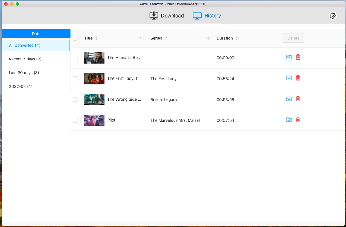 Video Software, Pazu Amazon Prime Video Downloader for Mac&Windows Screenshot