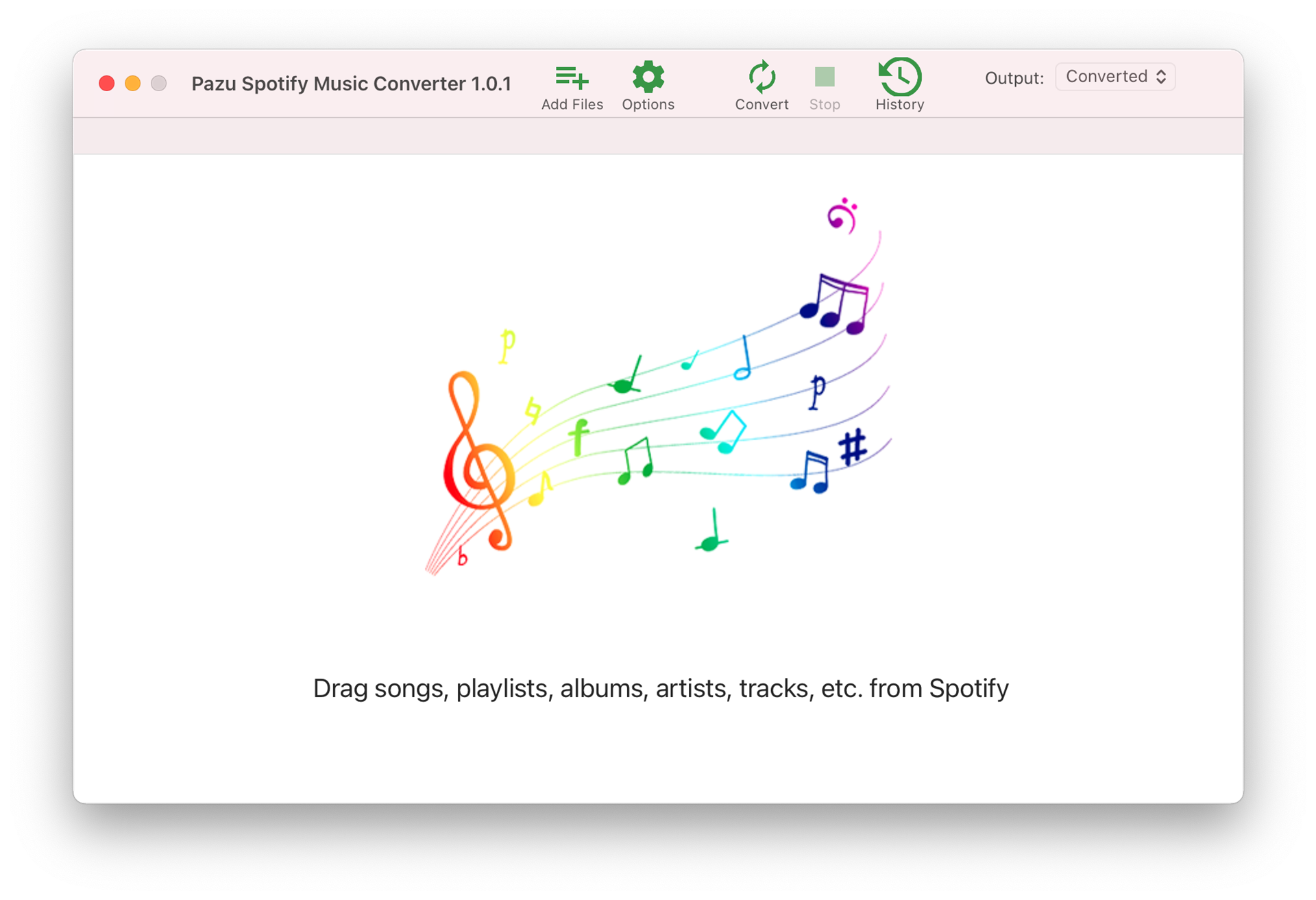 Pazu Spotify Converter for Mac&Windows Screenshot