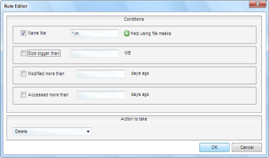 PC Desktop Cleaner, Desktop Space Software Screenshot