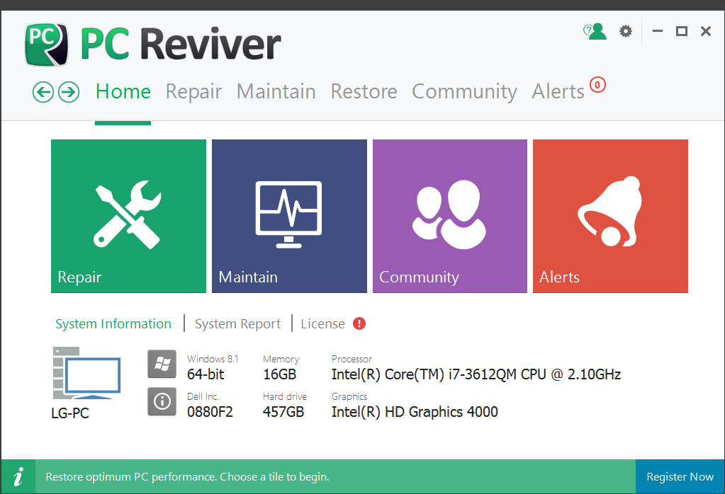 PC Reviver Screenshot