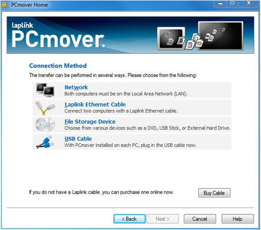 PCmover Home, Development Software Screenshot