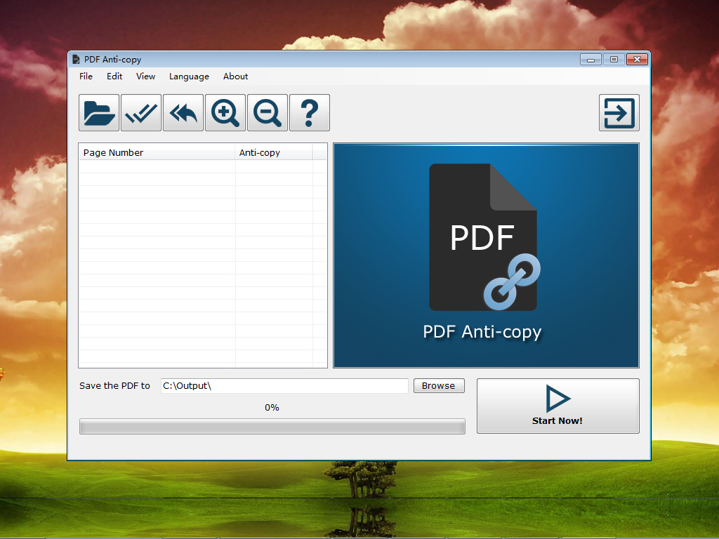 PDF Anti-Copy Screenshot
