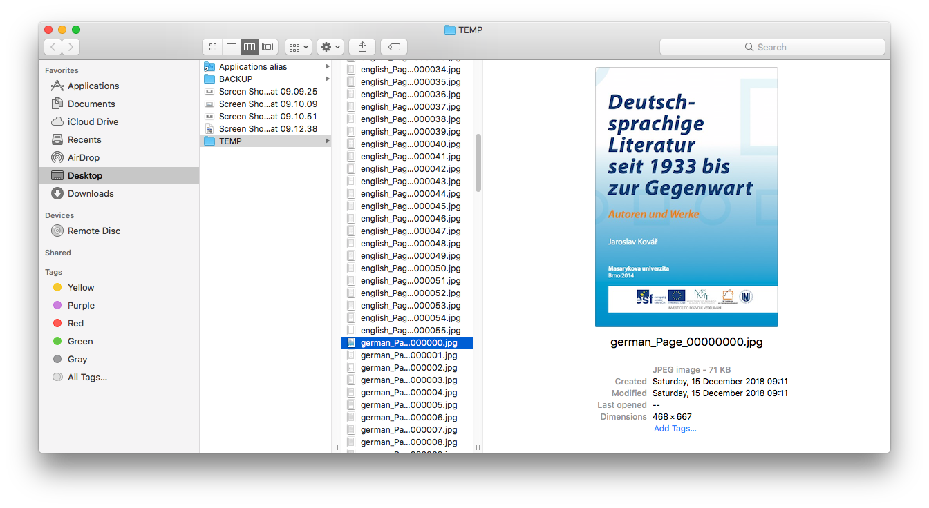 PDF Conversion Software, PDF to Image Batch Converter Screenshot