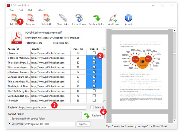 PDF Utilities Software Screenshot
