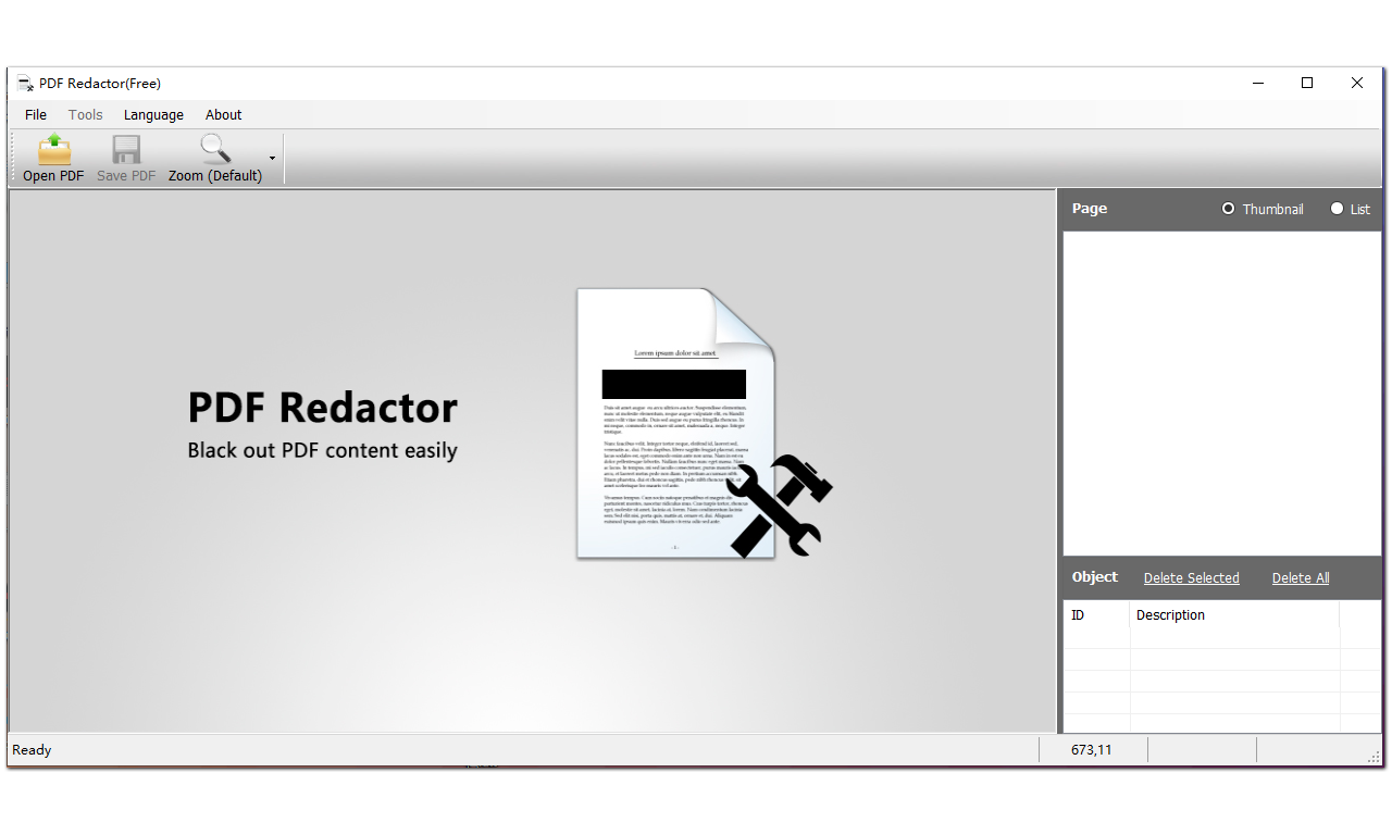 PDF Redactor Pro Screenshot