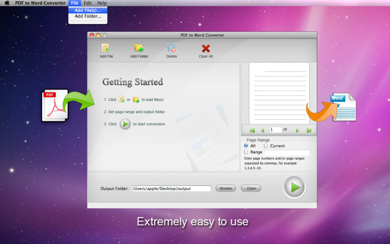 PDF to Word Converter for Mac - PDF Conversion Software for Mac