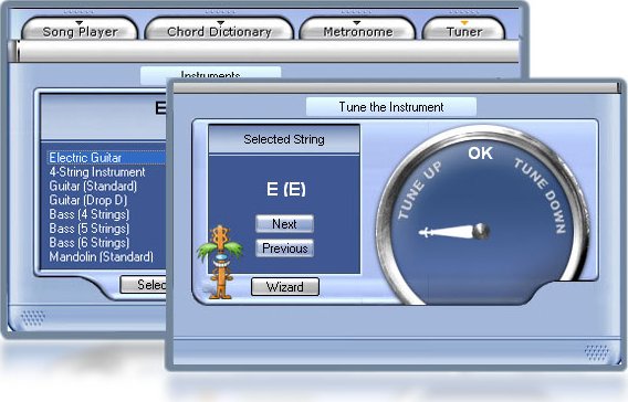 Personal Guitarist, Audio Software Screenshot