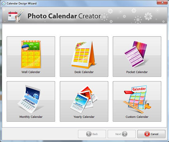 Photo Calendar Creator PRO Screenshot