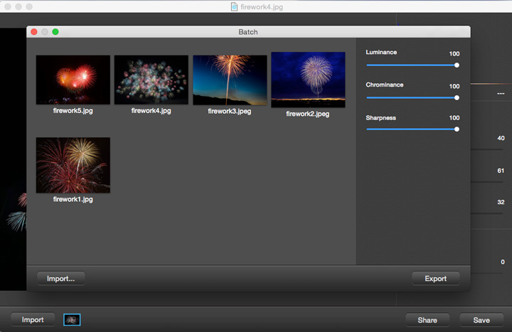 Photo Manipulation Software, Photo Denoise for Mac Screenshot