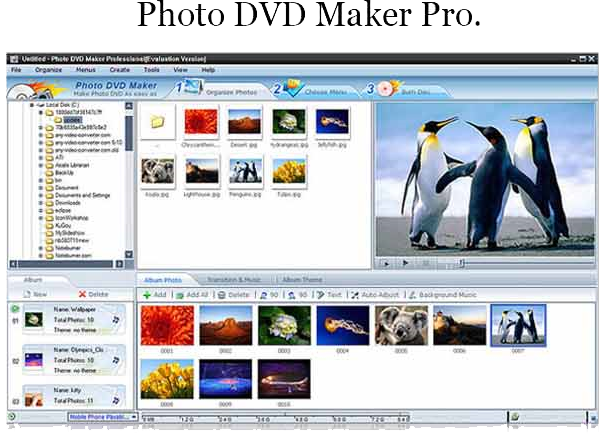 Slideshow Software, Photo Flash Maker Platinum + Photo DVD Maker Bundle Screenshot