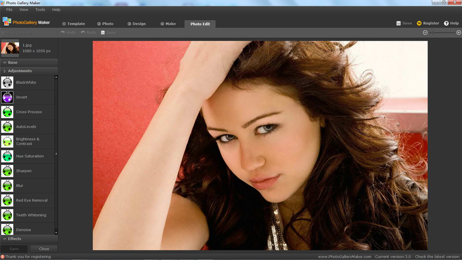 Photo Manipulation Software, Photo Gallery Maker Screenshot