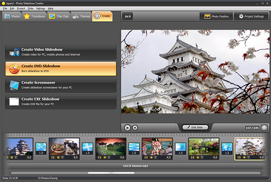 Photo Slideshow Creator Deluxe, Design, Photo & Graphics Software Screenshot