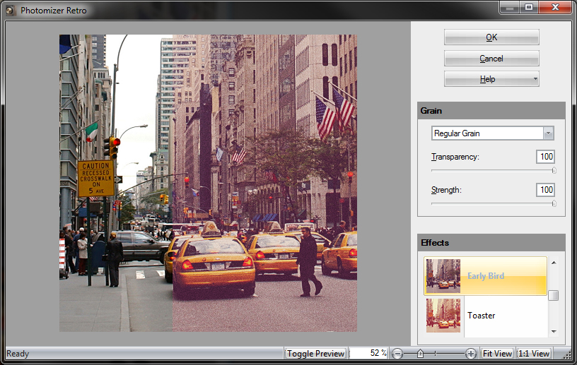 Photomizer Retro Plugin Screenshot