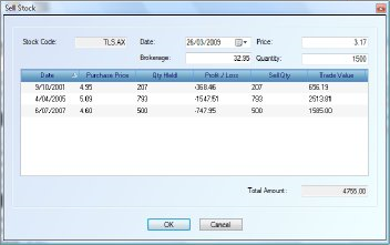 Portfolio Management Software, Portfolio Manager Screenshot
