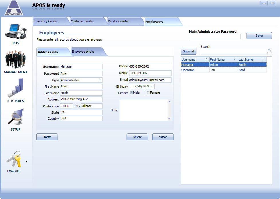 Business & Finance Software, Business Management Software Screenshot