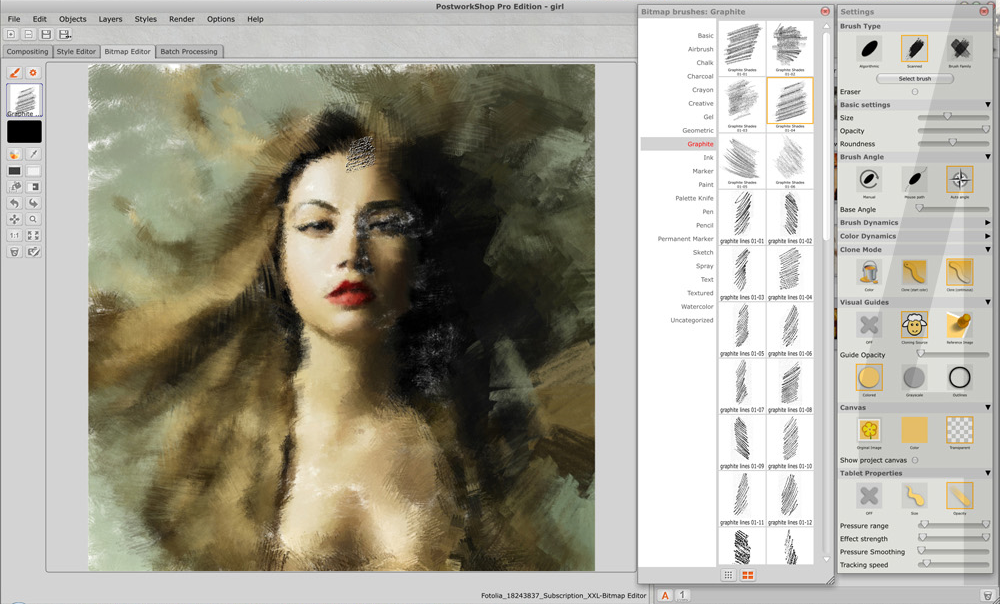 Design, Photo & Graphics Software, PostworkShop Pro Edition Screenshot