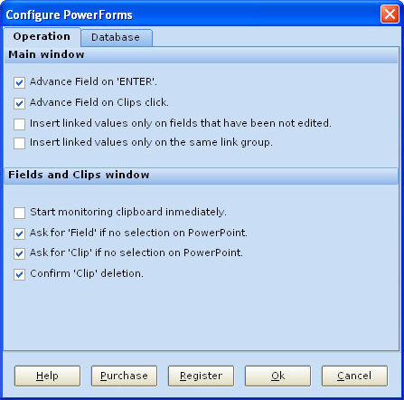 Microsoft Office Software, PowerForms Screenshot