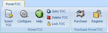 PowerTOC Screenshot